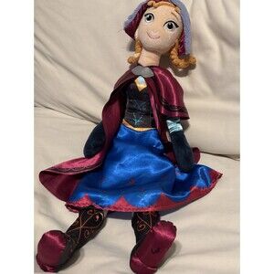 Disney FROZEN Princess Doll ANNA Plush Doll 27” Stuffed Toy With Complete Outfit